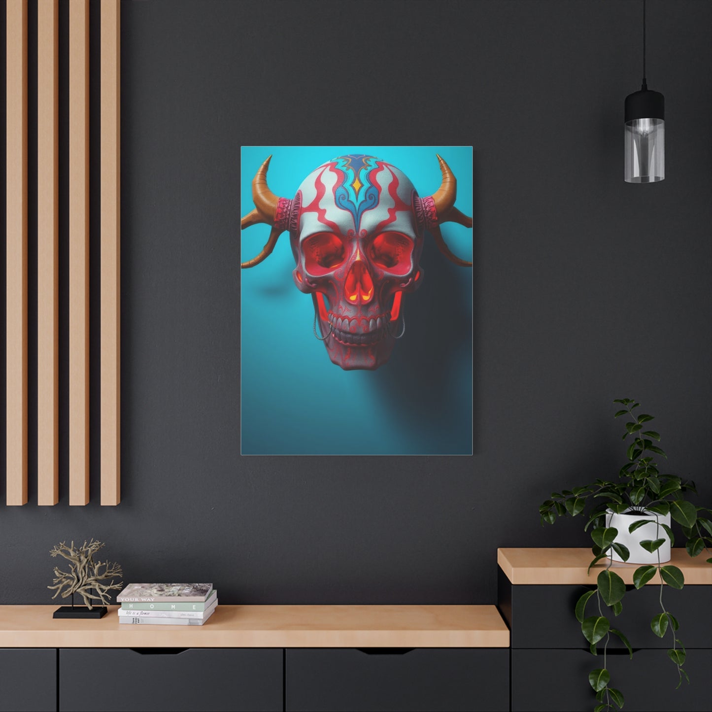 Elite 3D Trippy Skull Art By Ali Gulec Art Vision Wall Art & Canvas Print
