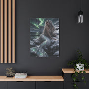 Arctic Aurora Mermaid Fantasy Wall Art & Canvas Print