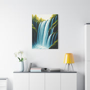 Lush Forest Waterfall Wall Art & Canvas Prints
