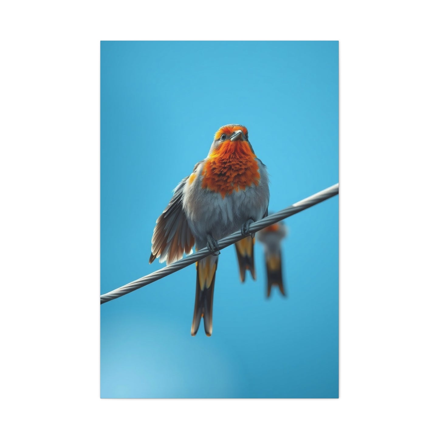 Birds On a Wire Art Supreme Canvas Wall Art & Canvas Print