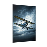 Stormbound Biplane Flight Wall Art & Canvas Prints