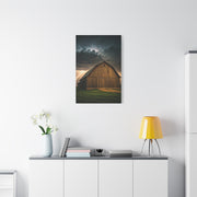 Stormlit Barn in the Open Fields Wall Art & Canvas Prints
