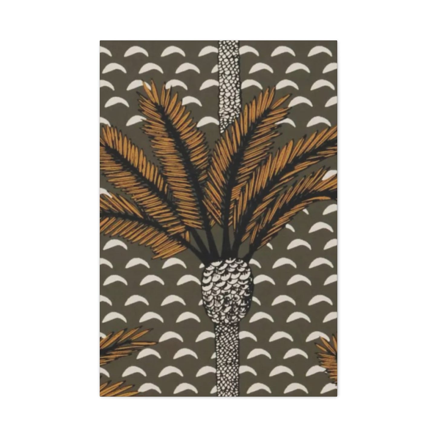 Palm Tree Brown Leaves Wall Art & Canvas Prints