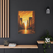 Golden Avenue at Dusk Wall Art & Canvas Prints