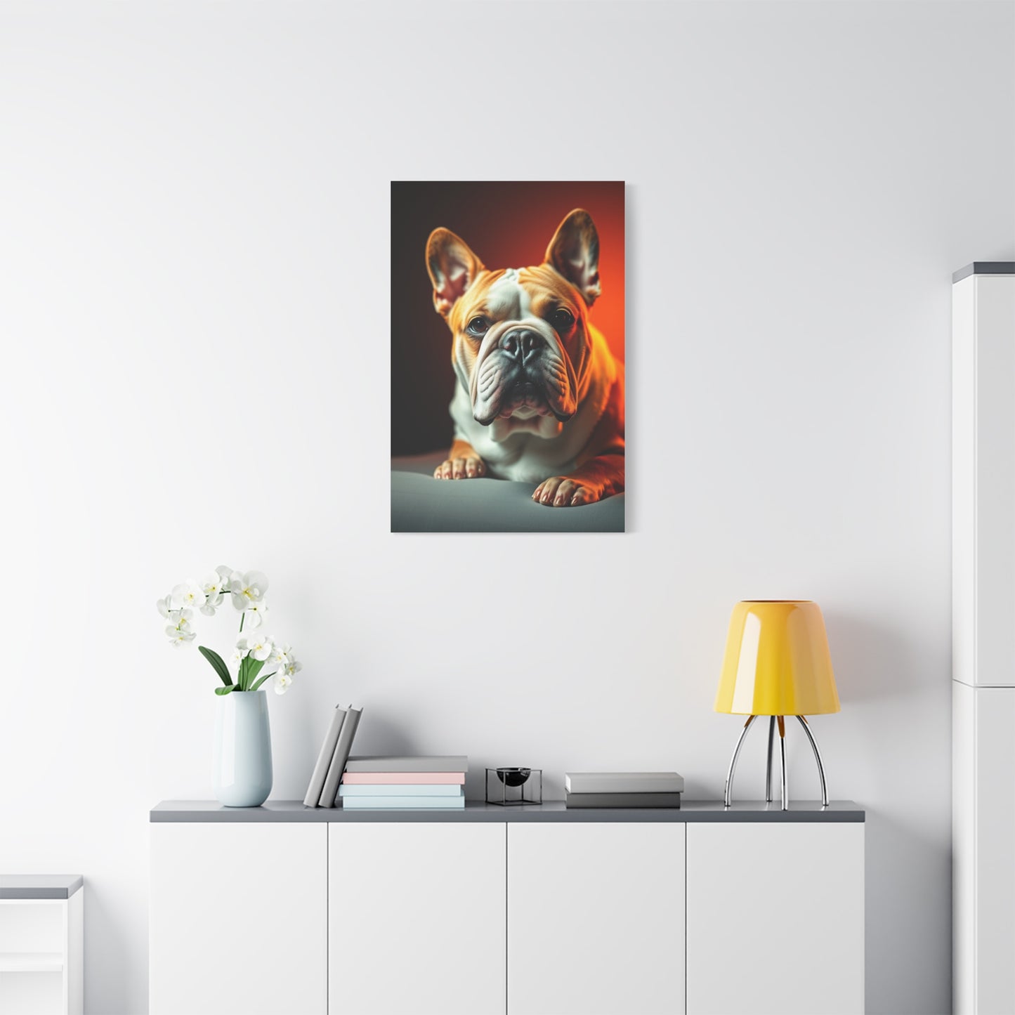 Supreme Bulldog Art Beautiful Collection Wall Art & Canvas Print