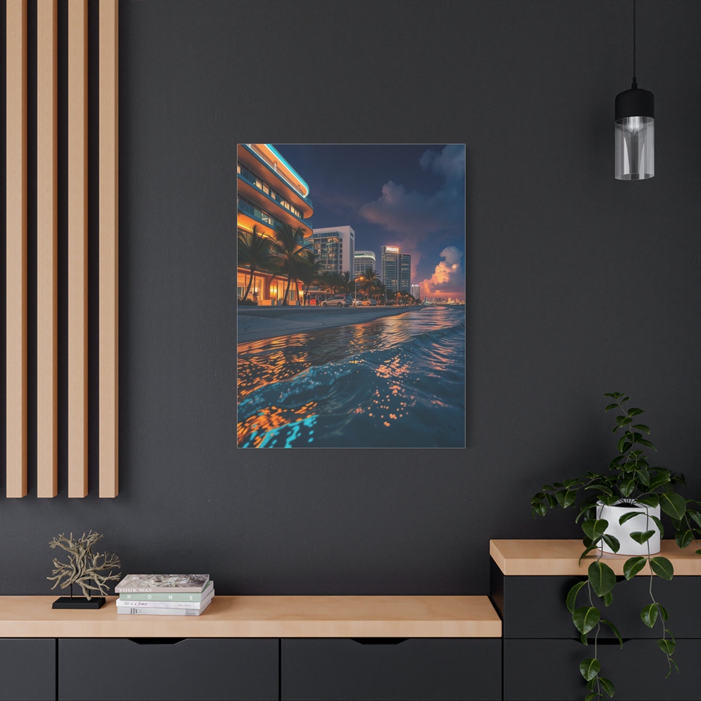 Opulent Miami Vista Canvas