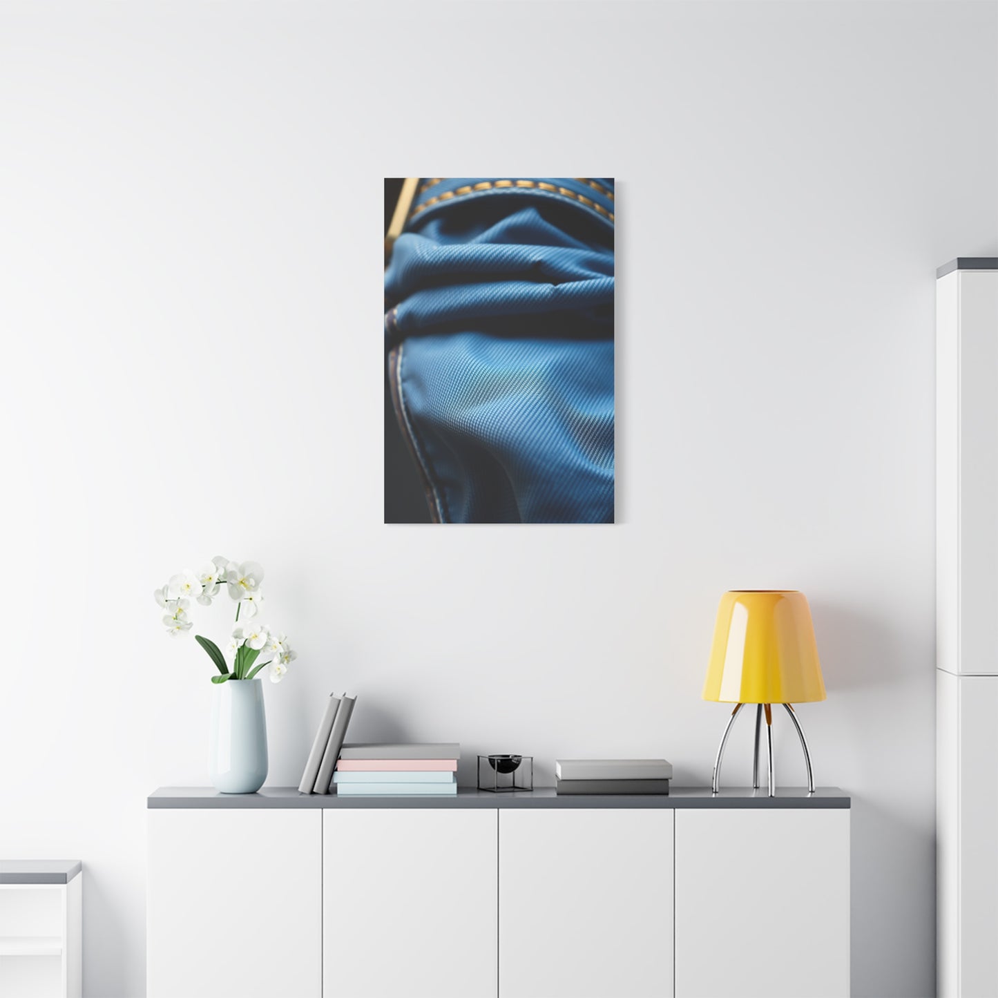 Elite Denim and Leather Art Vision Wall Art & Canvas Print
