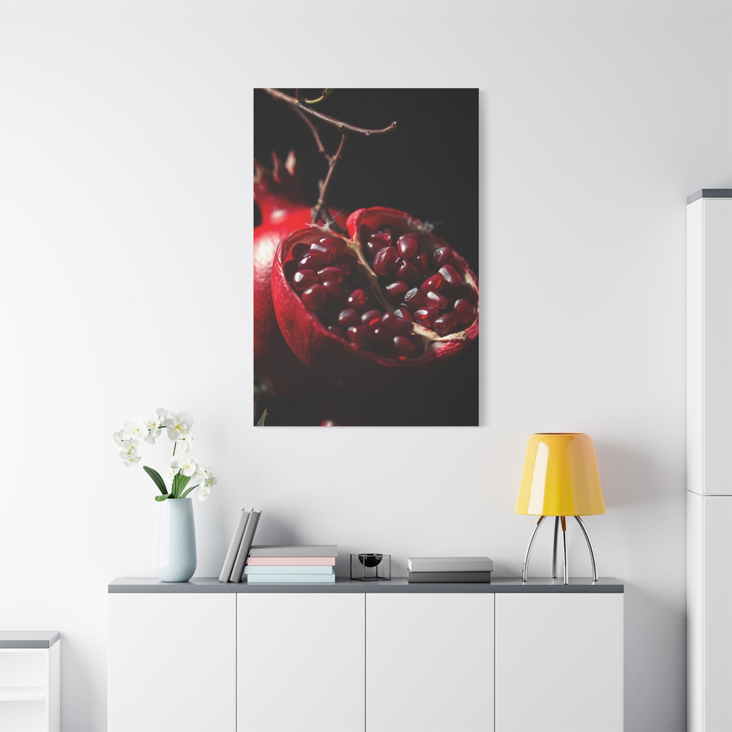 Supreme Pomegranate Noir Wall Art Beautiful Collection Wall Art & Canvas Print