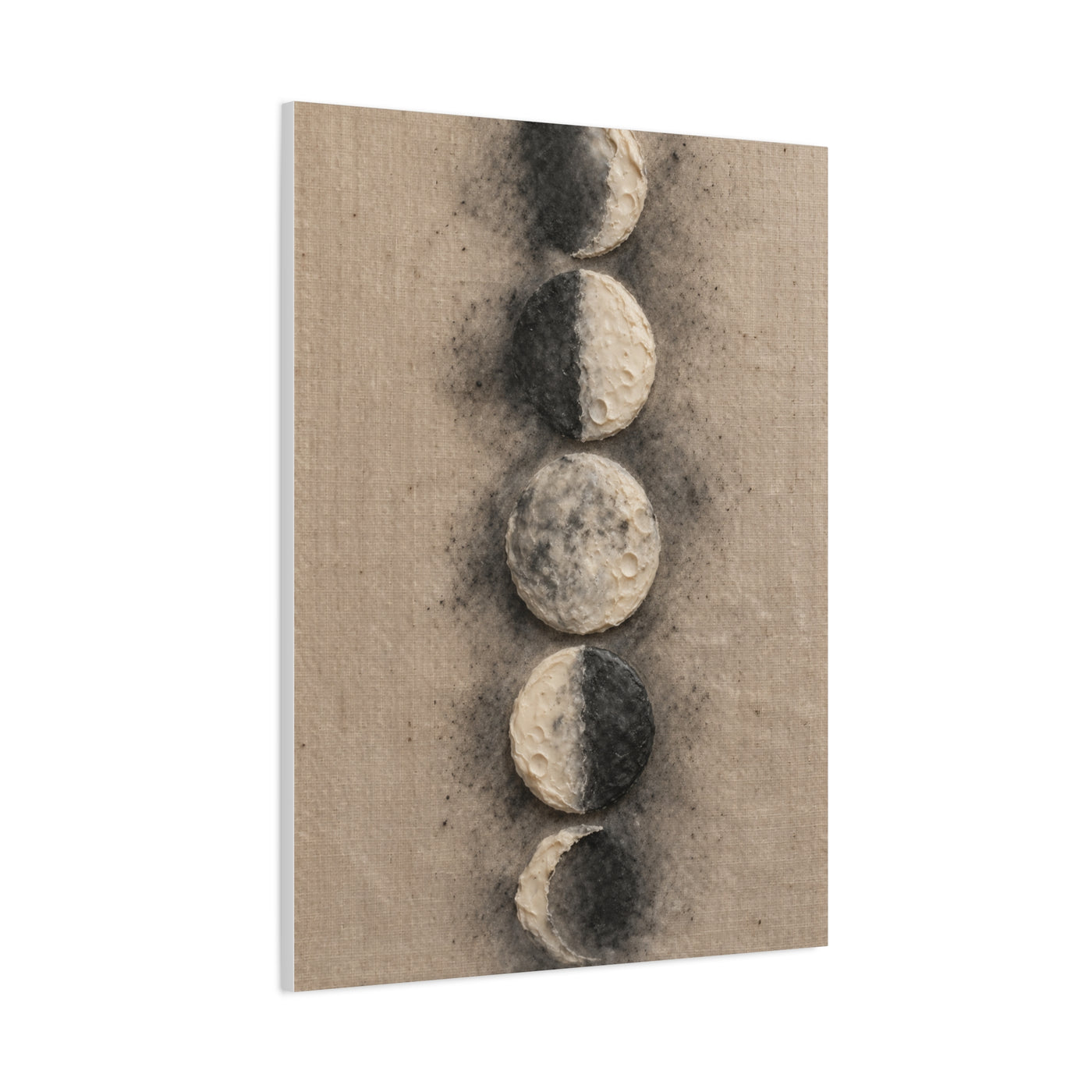 Lunar Phases Minimal Composition Wall Art & Canvas Print