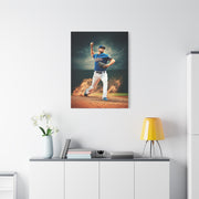 Pitcher Power Throw Action Wall Art & Canvas Prints