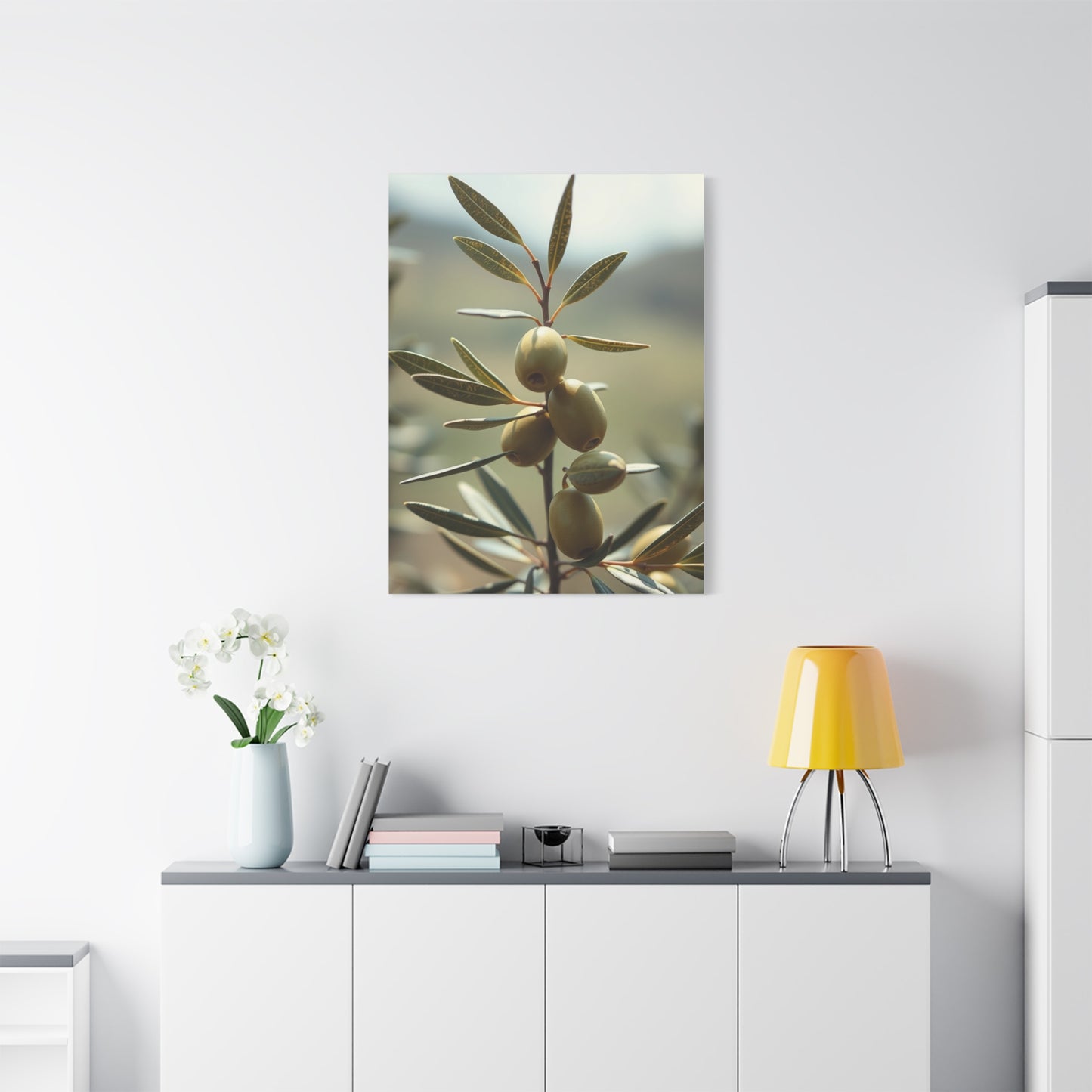 Opulent Olive Masterpiece Wall Art & Canvas Print