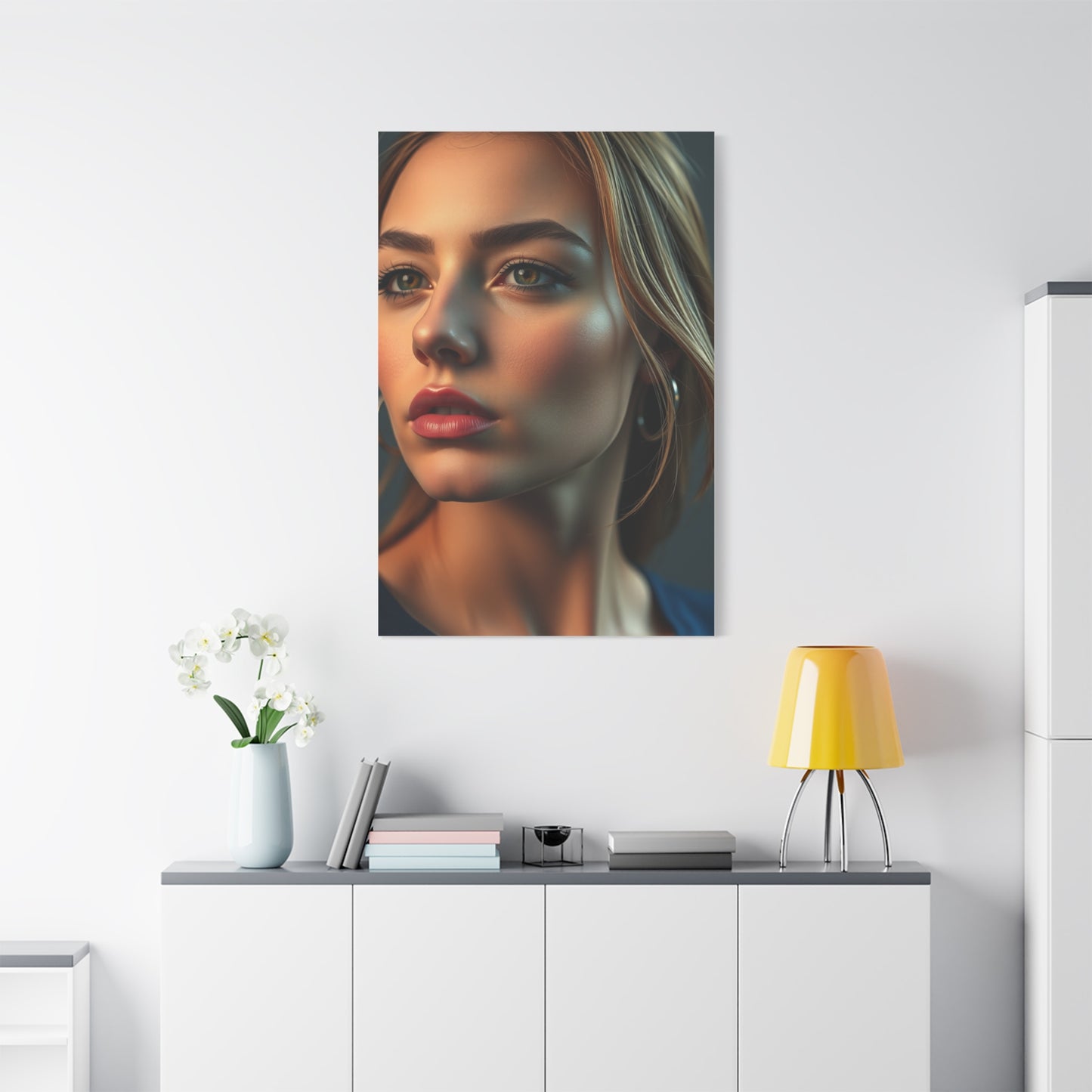Azure Serenity Canvas Wall Art & Canvas Print