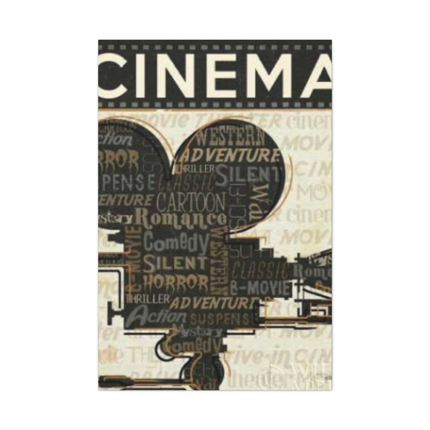 Cinema Genres Wall Art & Canvas Prints