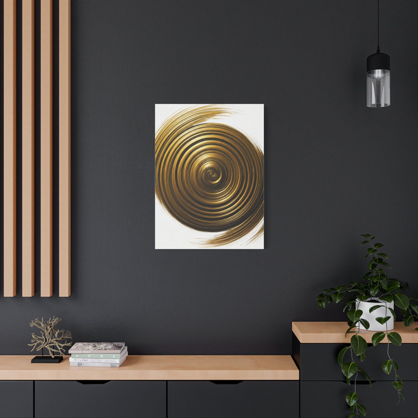 Molten Gold Vortex Wall Art & Canvas Prints