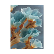 Driftwood and Sea Glass Floral Sculpture Wall Art & Canvas Print