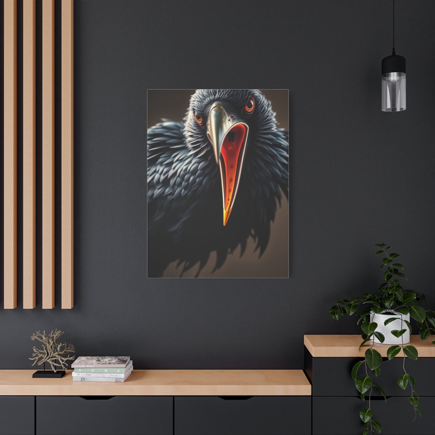 Vision Crow Art Art Wall Art & Canvas Print