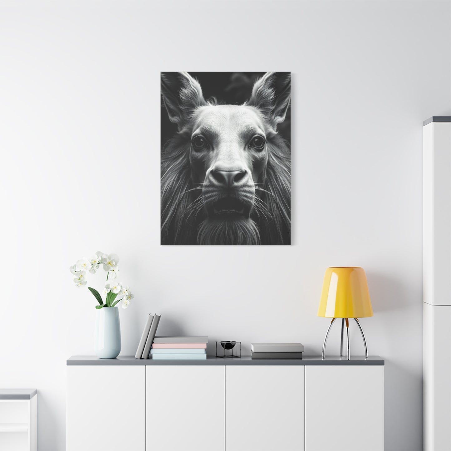 Veiled Silhouette Masterpiece Wall Art & Canvas Print