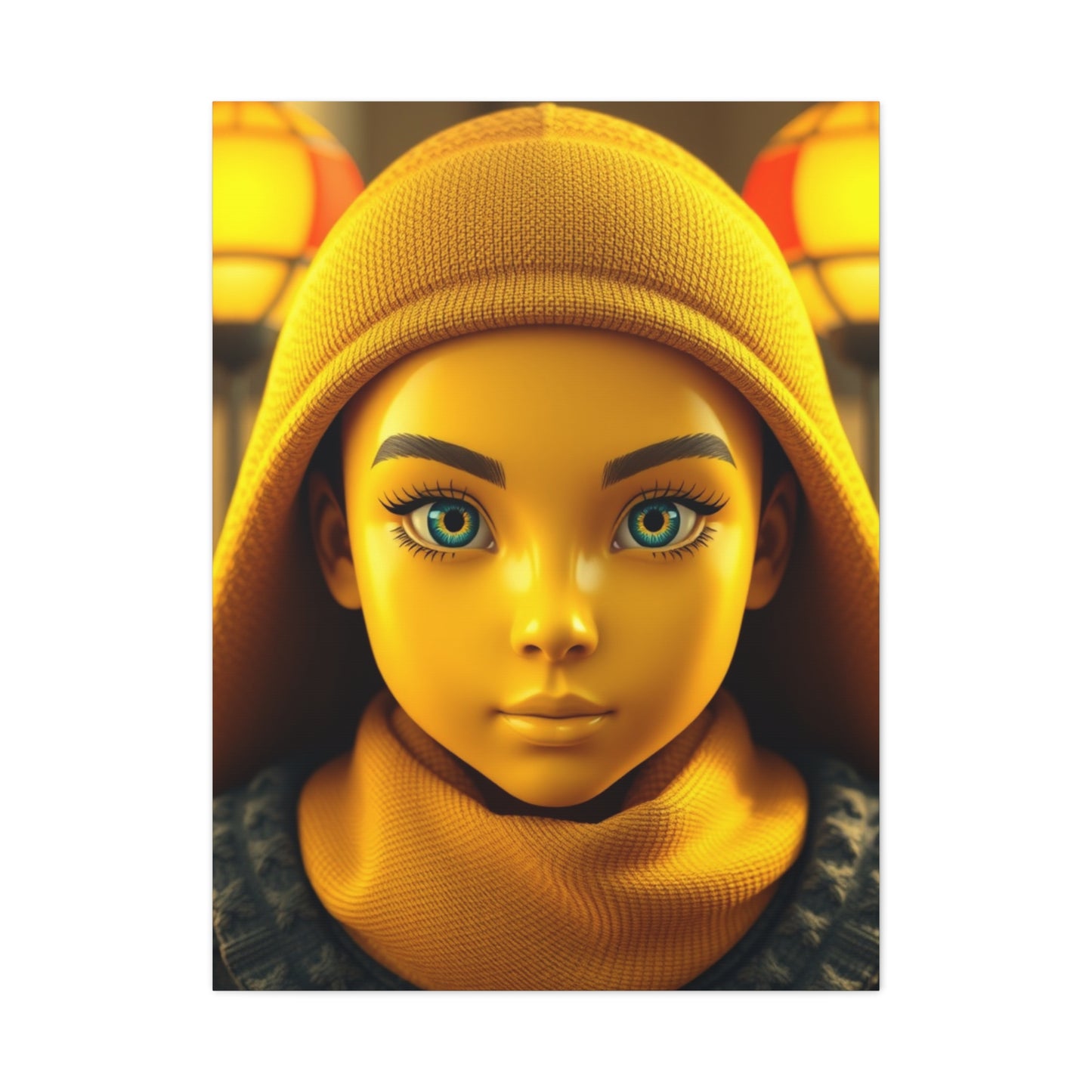 Radiant Ochre Tableau Wall Art & Canvas Print