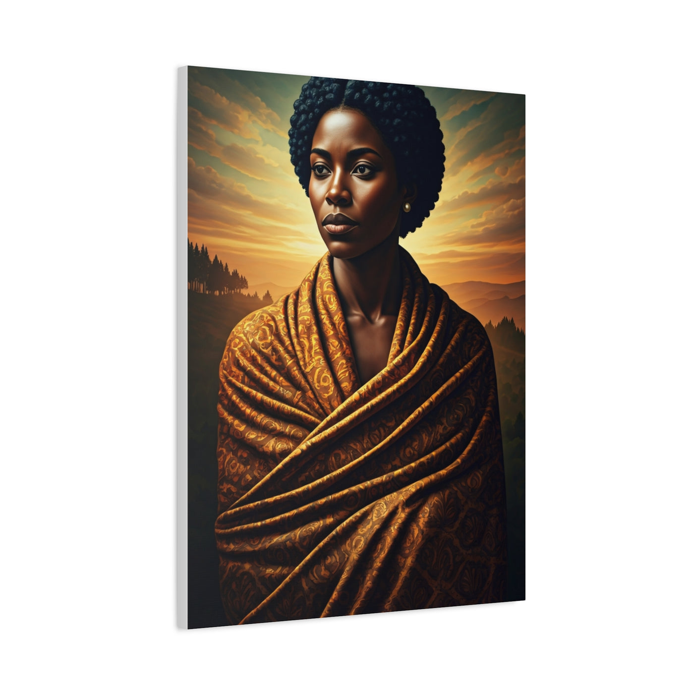 Golden Horizon Queen Portrait Wall Art & Canvas Prints