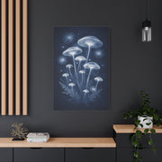 Luminous Blue Herbarium Cyanotype Wall Art & Canvas Print