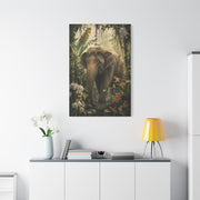 Majestic Elephant Jungle Portrait Tropical Wall Art & Canvas Print