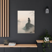Misty Shore Mermaid Serenity Wall Art & Canvas Print