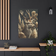 Victorian Natural History Deer Study Wall Art & Canvas Print