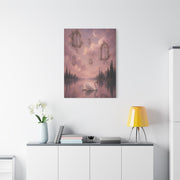 Surreal Swan & Floating Windows Dreamscape Wall Art & Canvas Print