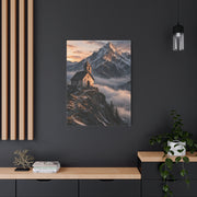 Lone Alpine Chapel Sunrise Wall Art & Canvas Print