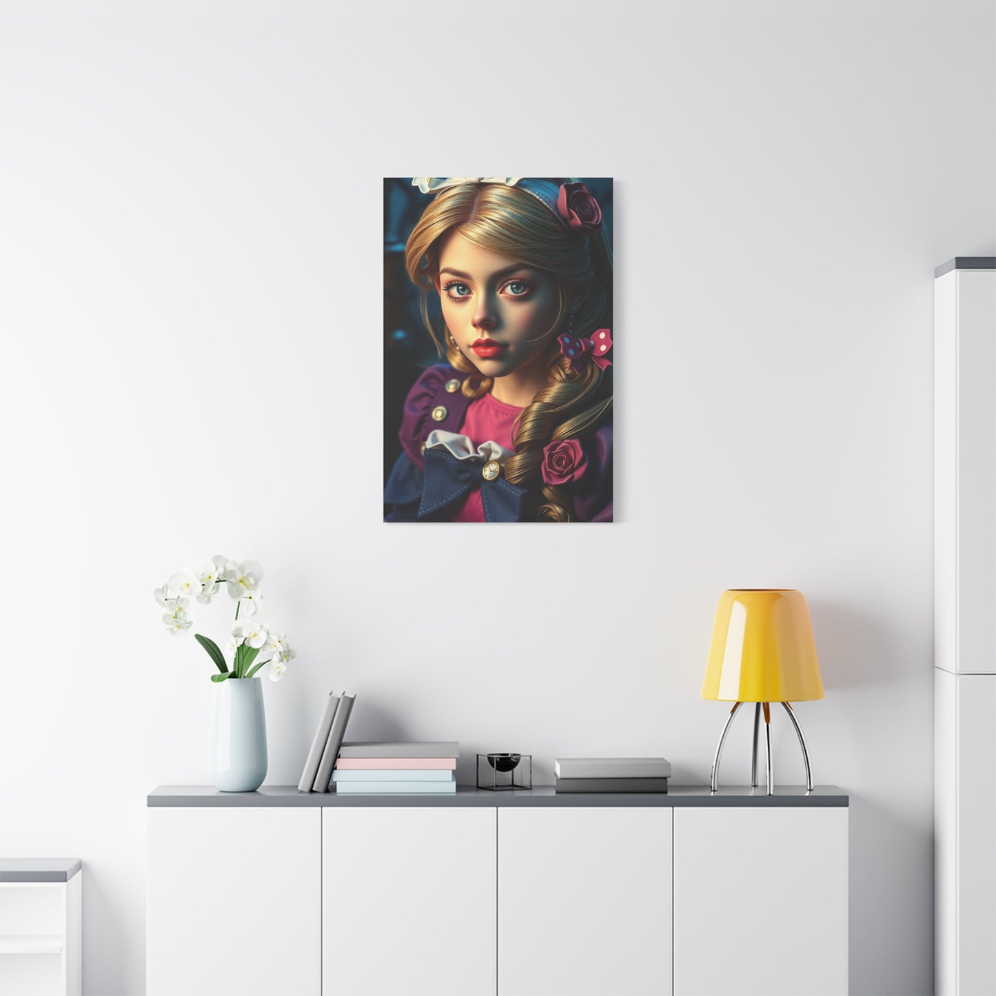 Alice In Wonderland Characters Art Luxury Canvas Wall Art & Canvas Print