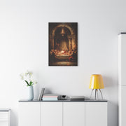 The Last Supper Candlelit Gathering Wall Art & Canvas Print