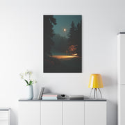 Moonlit Golf Green Cinematic Wall Art & Canvas Print