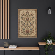 Antique Floral Embroidery Garden Panel Wall Art & Canvas Print