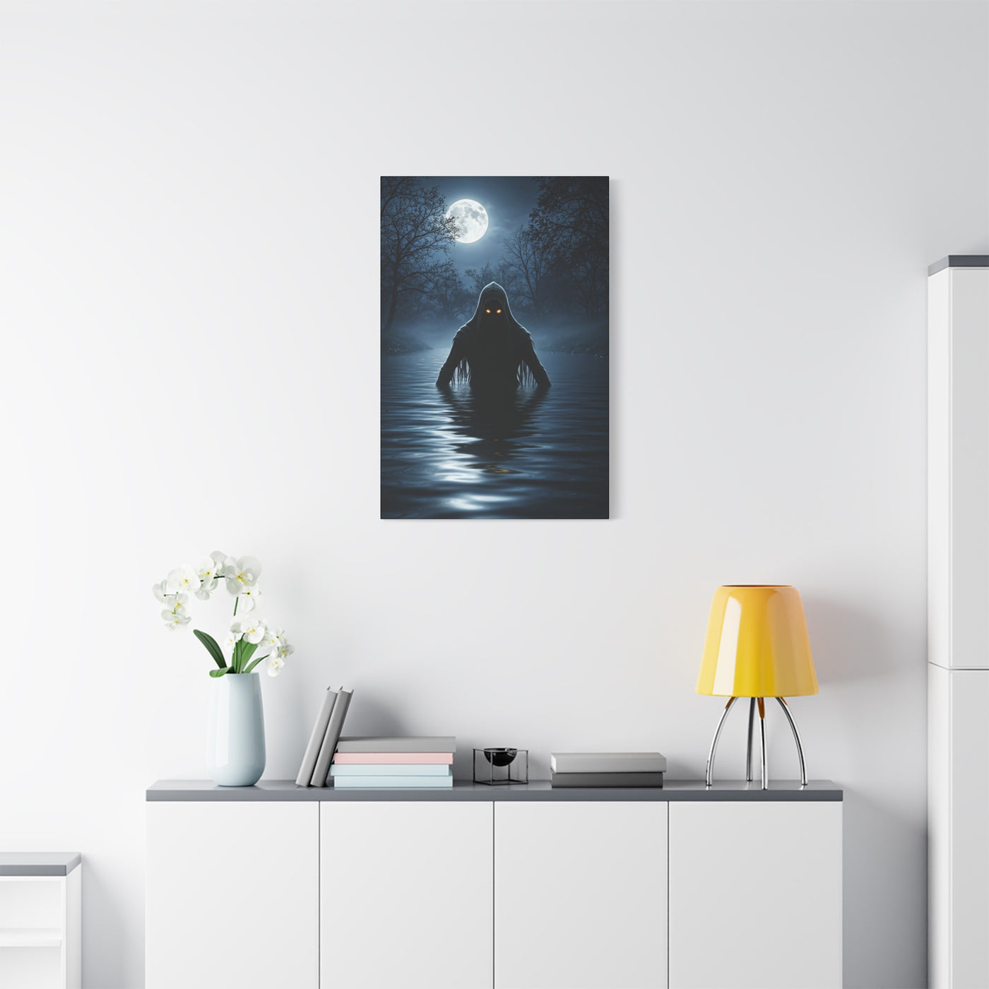 Moonlit Shadow Entity Wall Art & Canvas Prints