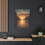 Tranquil Sunset Over Canyon Waters Wall Art & Canvas Prints