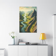 Mountain River Valley Wall Art & Canvas Prints