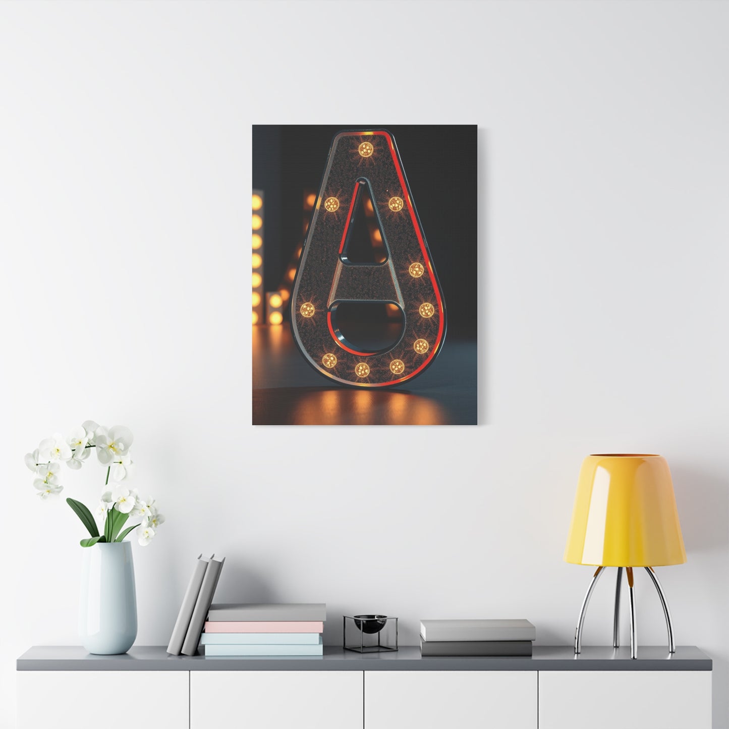 Elite A Alphabet & Letter Art Vision Wall Art & Canvas Print