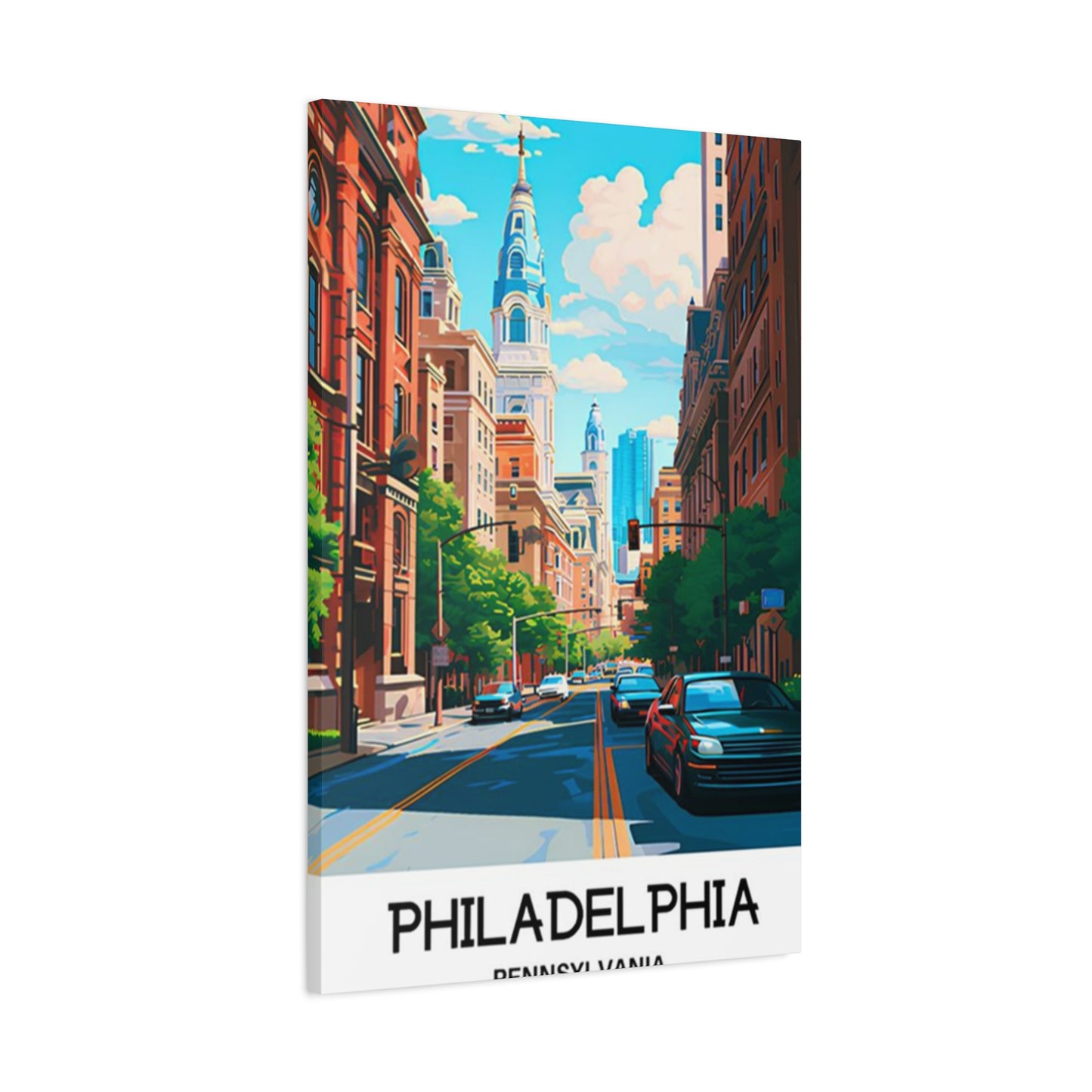 Philadelphia Pennsylvania Poster Wall Art & Canvas Prints