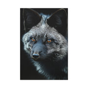 Silver Fox Velvet Portrait Wall Art & Canvas Print