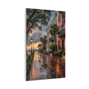 Charleston Battery District After Rain Wall Art & Canvas Print