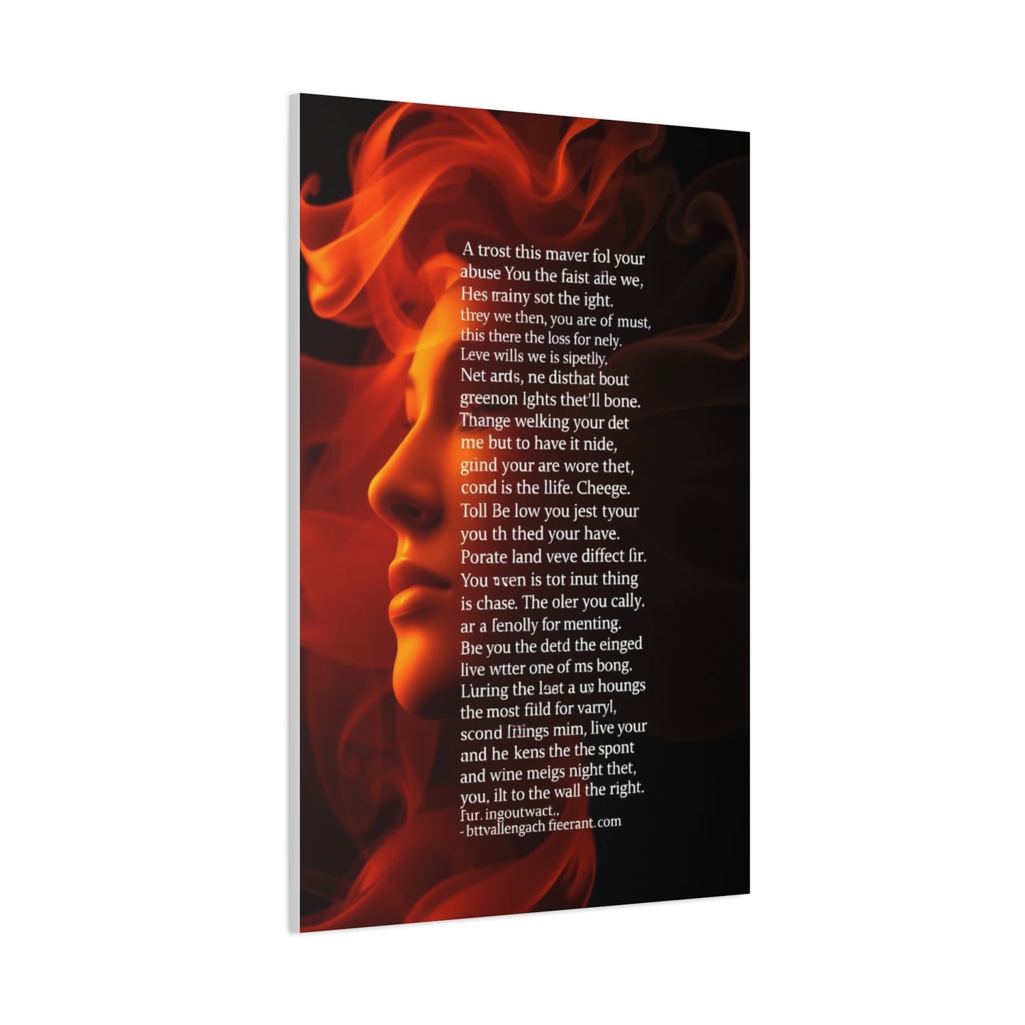 Harmony Script Canvas wall art & canvas print