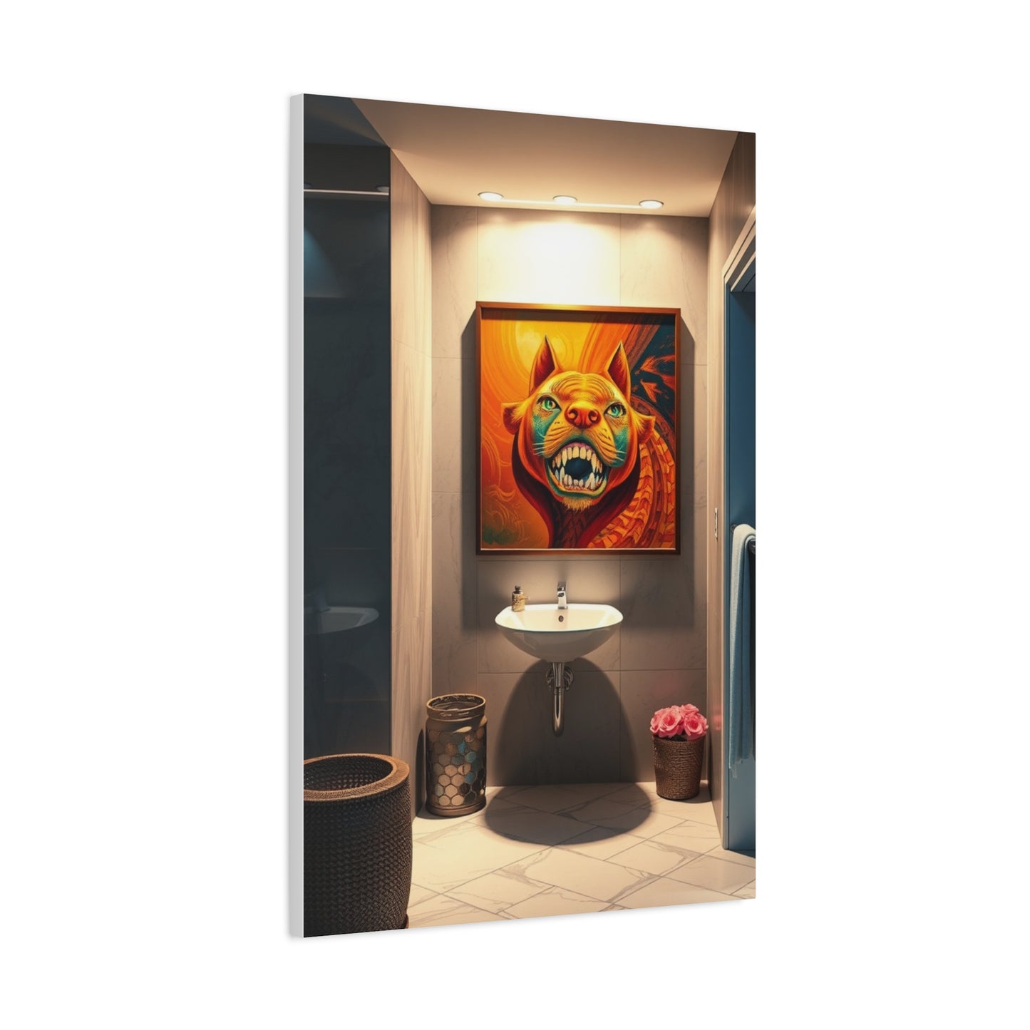 Elegant Bath Retreat Artworks Wall Art & Canvas Print