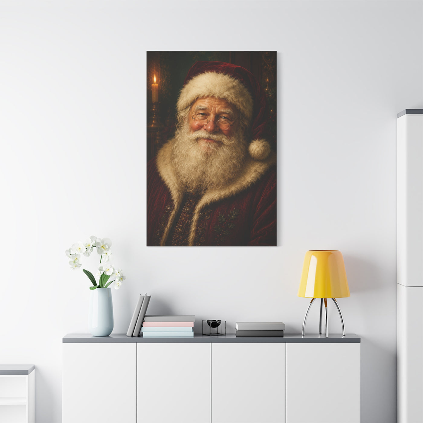 Grand Heirloom Santa Portrait Wall Art & Canvas Print