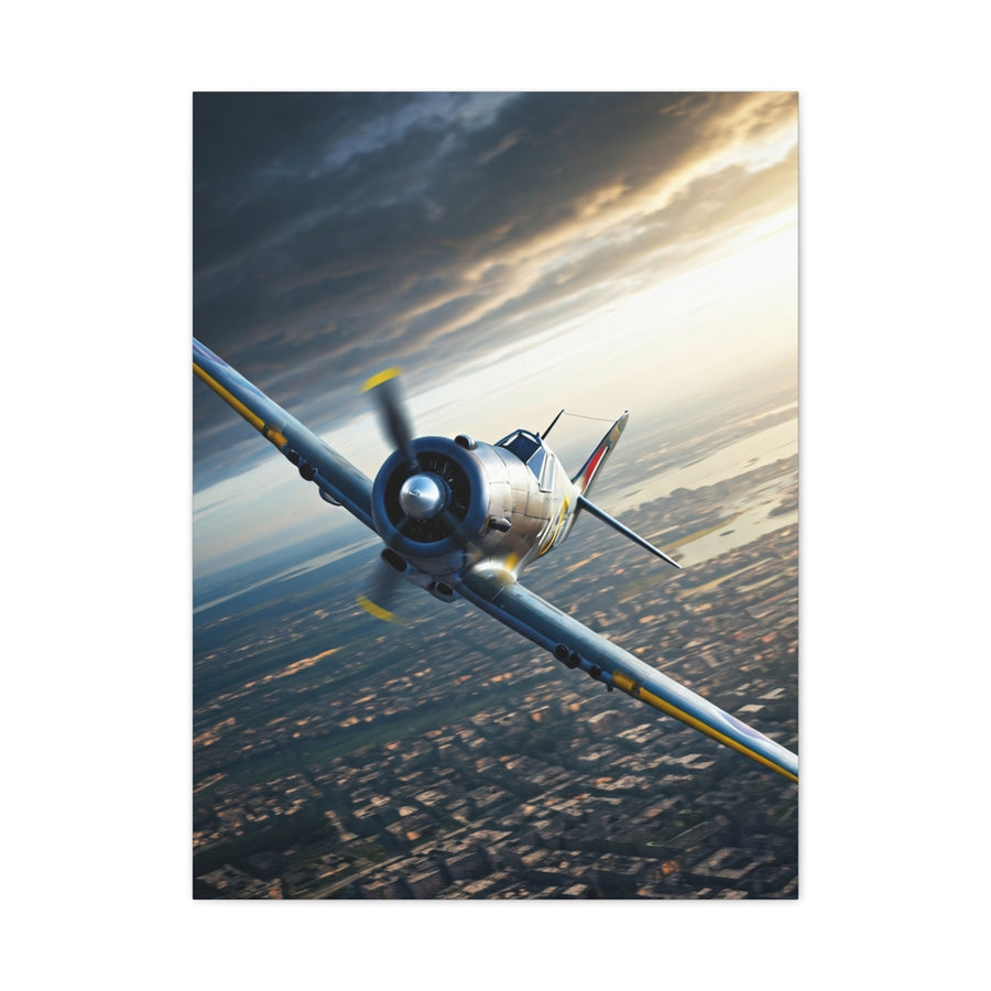 Cockpit Horizon Combat Flight Wall Art & Canvas