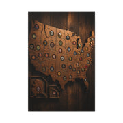 Wooden Beer Cap USA Map Wall Art & Canvas Print