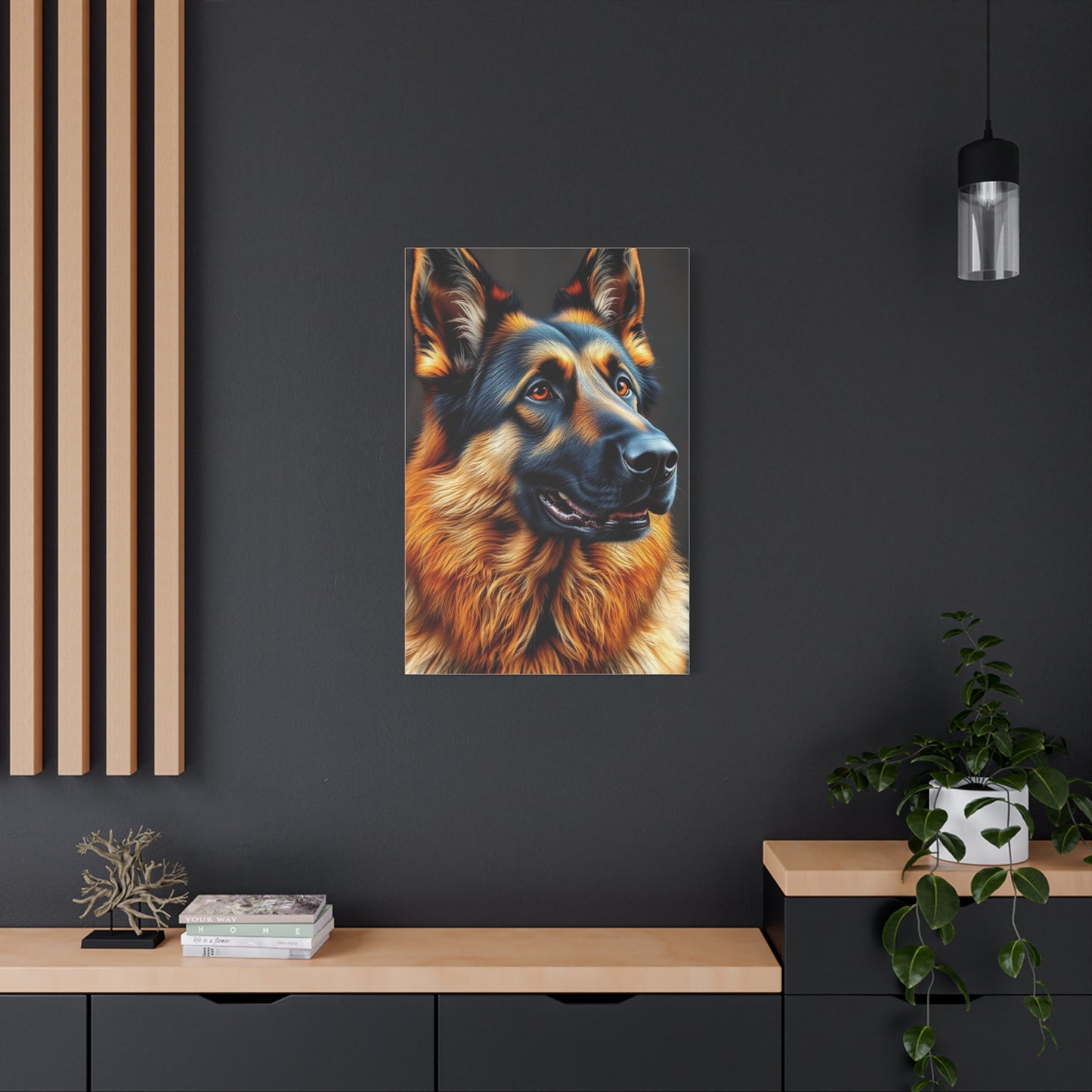 Masterpiece German Shepherd Art Vision Wall Art & Canvas Print