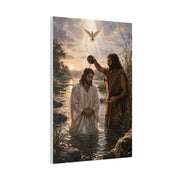 Baptism of Christ Sacred River Wall Art & Canvas Print