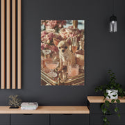 Chihuahua Champagne Bar Cart Wall Art & Canvas Print