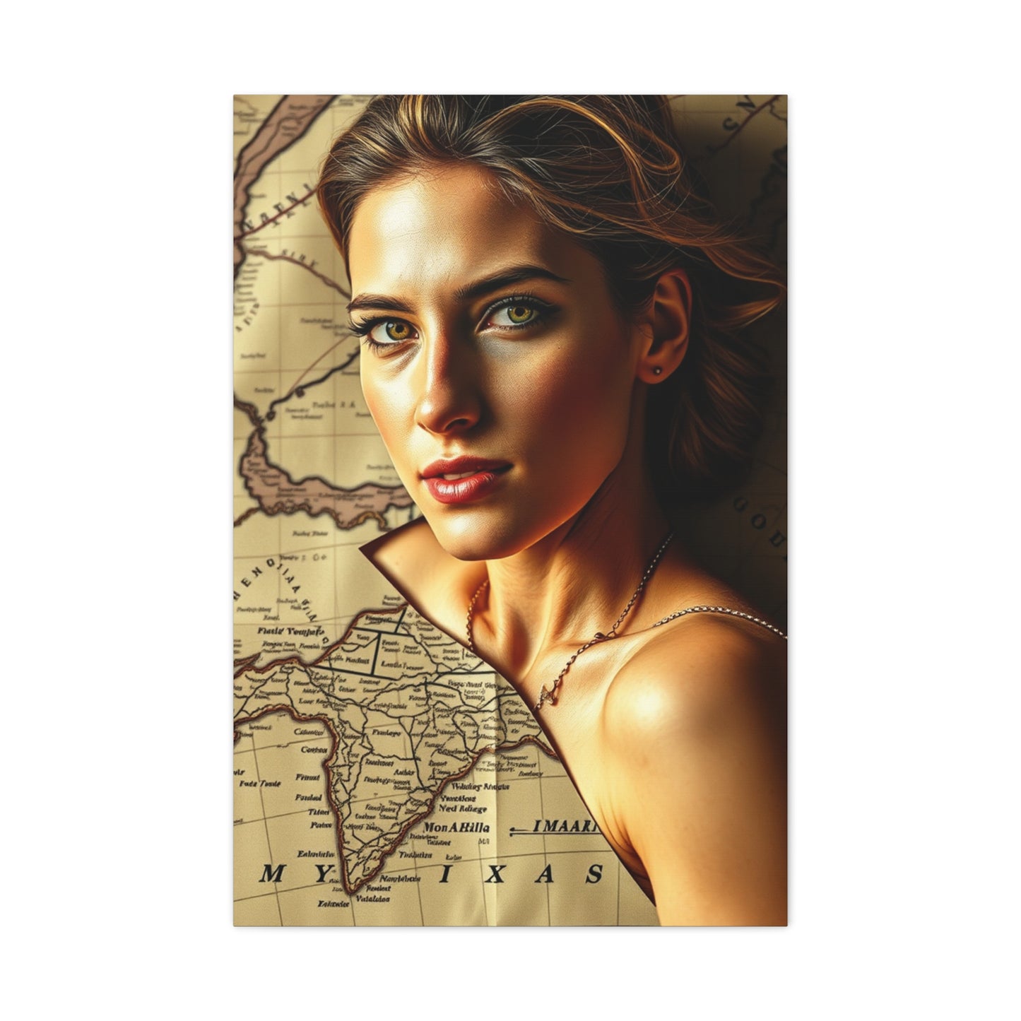 Antique Maps Art Supreme Canvas Wall Art & Canvas Print