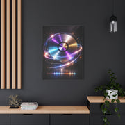 Cosmic Vinyl Orbit Wall Art & Canvas Print